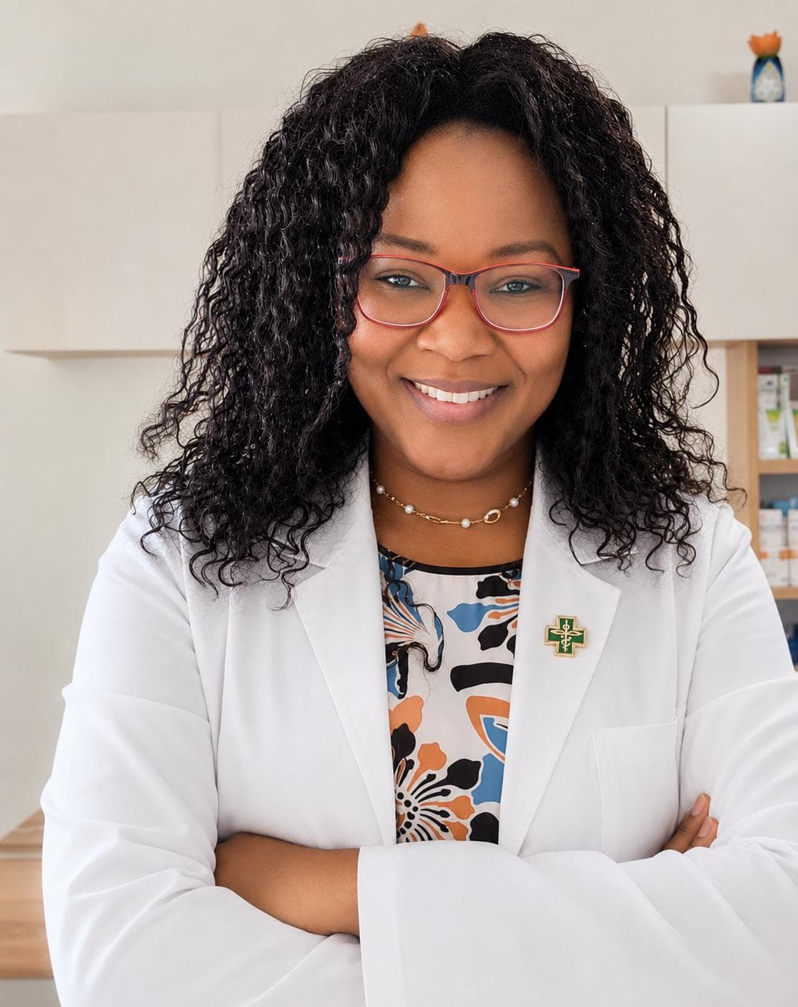 Foto ritratto di Christelle Ngako, Farmacista e Direttore Tecnico